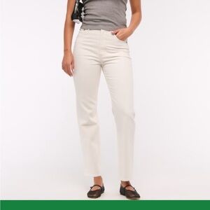 Abercrombie & Fitch Women's White Jeans
